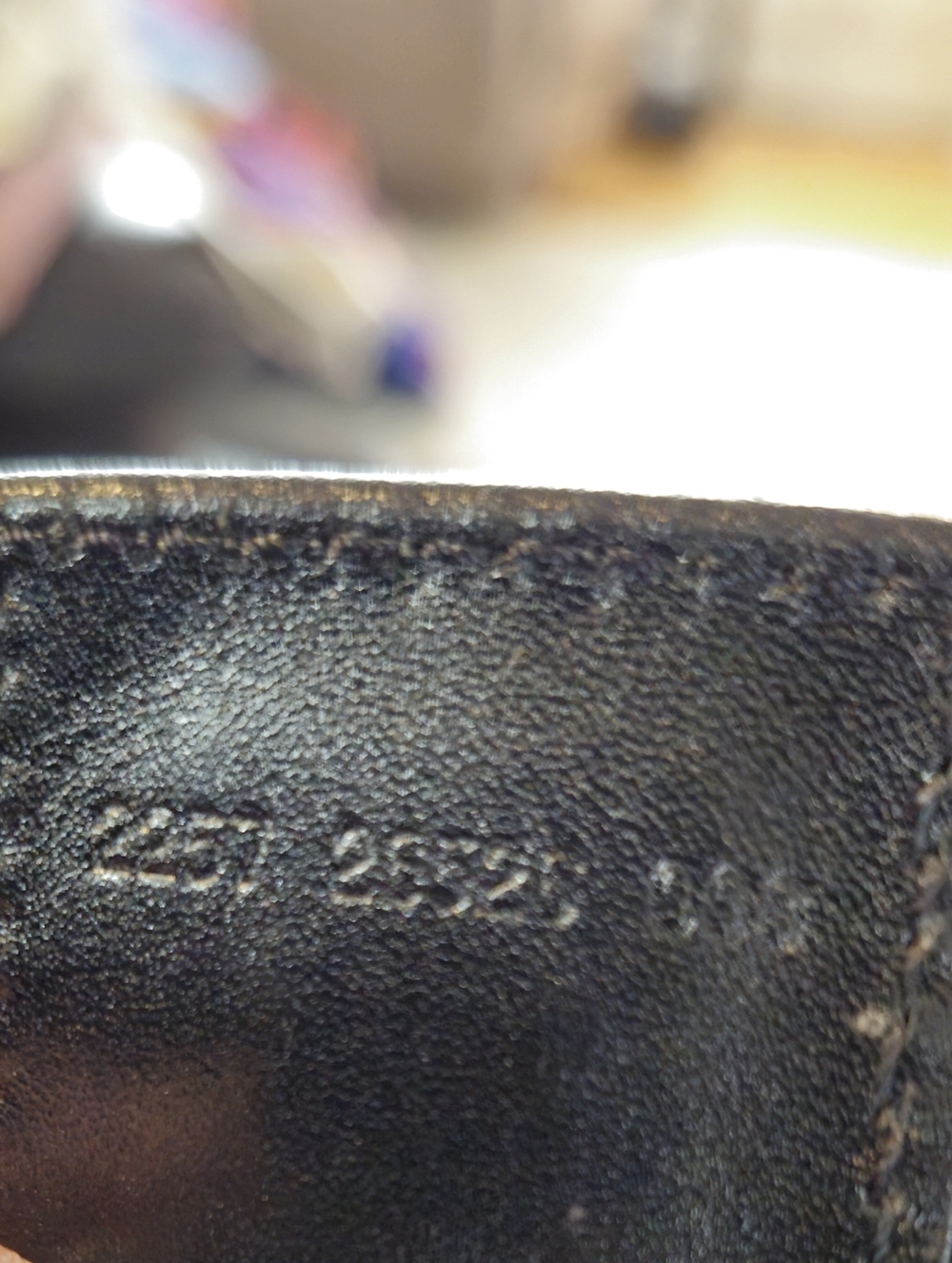 Fendi Navy and Gold Logo Bucket Bag - Picture 5 of 6